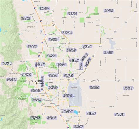 colorado springs zip code