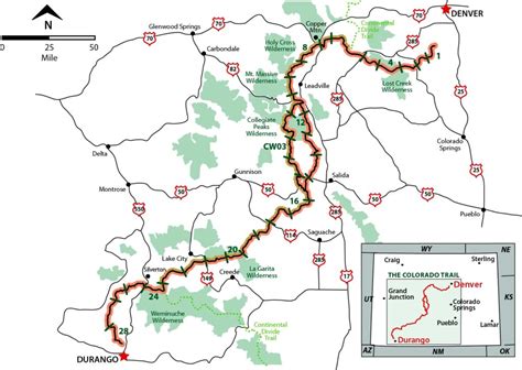 colorado trail map