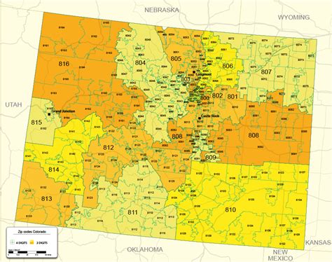 Colorado Zip Codes For Cities