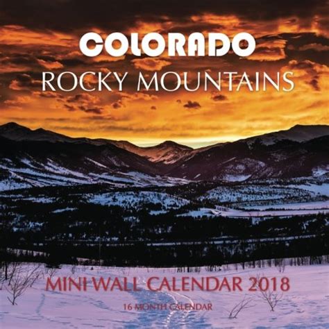 Full Download Colorado Rocky Mountains 2018 Calendar 