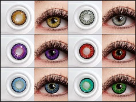 colored contact