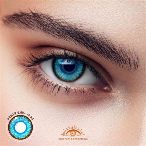 colored contacts blue