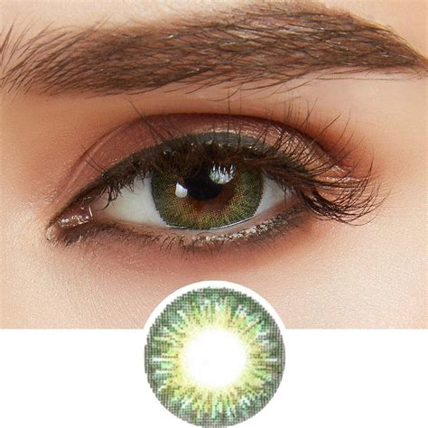colored contacts green