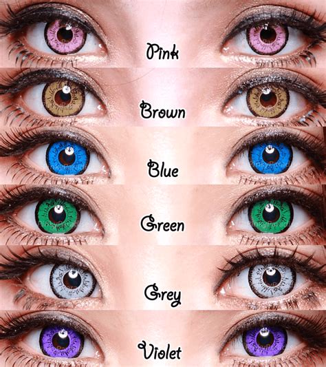 colored eye contacts