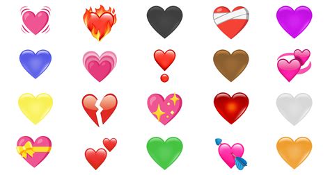 colored heart
