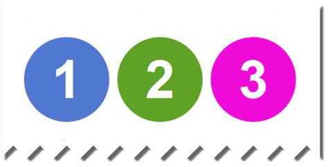 Colored Numbered Circles Using Pure Css Amp Html Color By Number Circles - Color By Number Circles