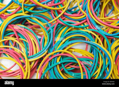 colored rubber bands