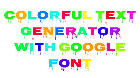 colored text generator