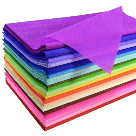colored tissue paper