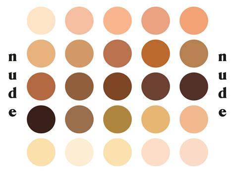 colores nude