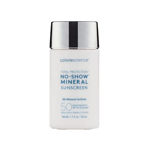 Colorescience Spf 50 Total Protection No Show Mineral Color Science Sun Block - Color Science Sun Block