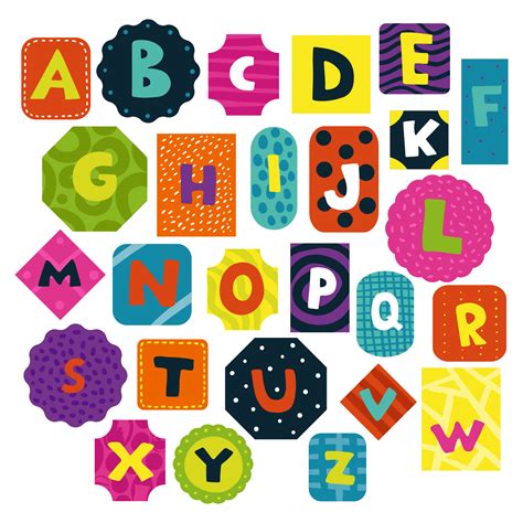 Colorful Alphabet Letters Free Printable Pages Colourful Letters To Print - Colourful Letters To Print