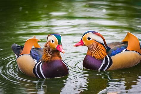 colorful ducks