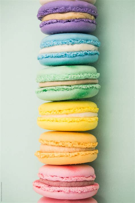 colorful macarons