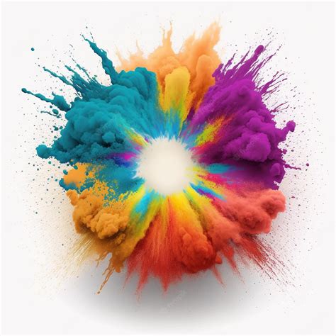 colorful splash