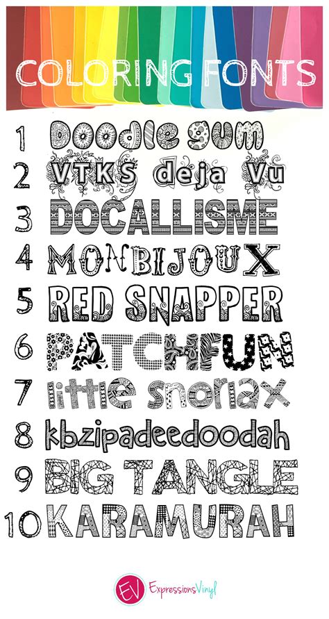 coloring fonts (With images) Stencil font, Graphic design printables