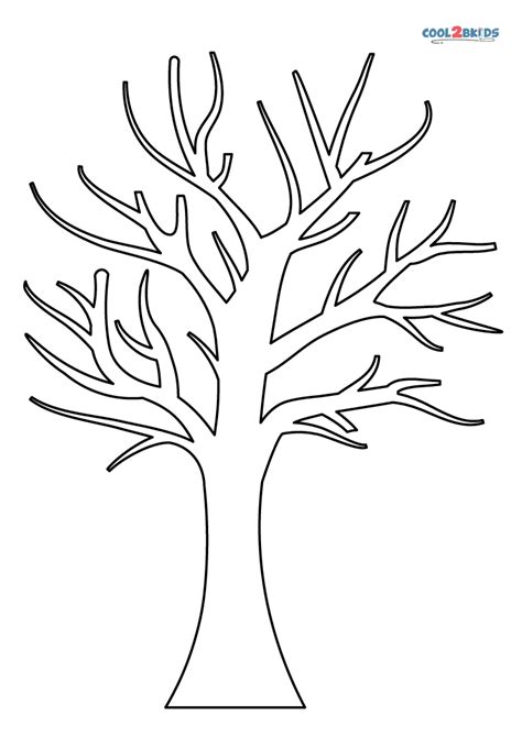 Coloring Page Bare Tree Coloring Nation Bare Tree Coloring Page - Bare Tree Coloring Page