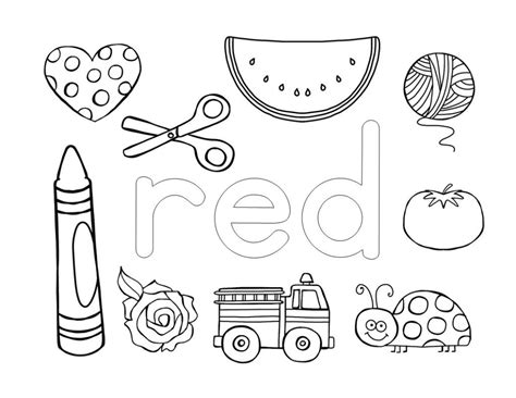Coloring Page Code Red Color Red Coloring Pages - Color Red Coloring Pages