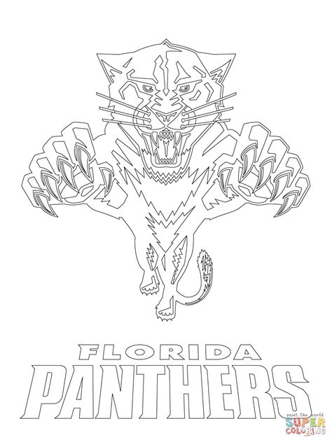 Coloring Page Florida Panther Free Printable Coloring Pages Florida Panthers Coloring Pages - Florida Panthers Coloring Pages