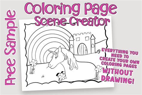 coloring page maker