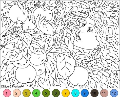 Coloring Pages By Numbers For Adults Coloring Pages Color By Number For Older Kids - Color By Number For Older Kids
