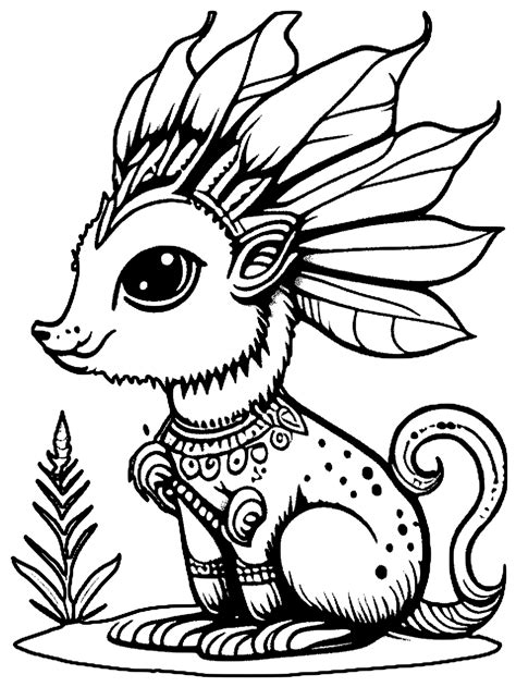 coloring pages creatures
