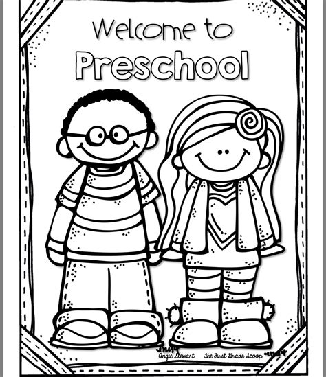 Coloring Pages For Welcome To Kindergarten Coloring Pages - Welcome To Kindergarten Coloring Pages