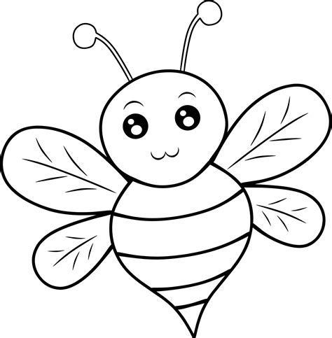 coloring picture bee