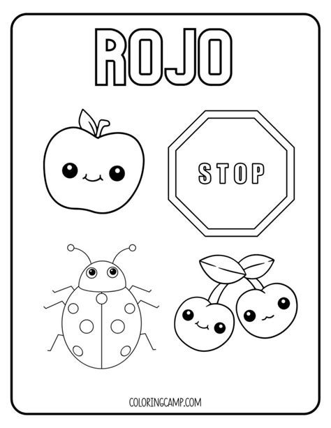 coloring rojo