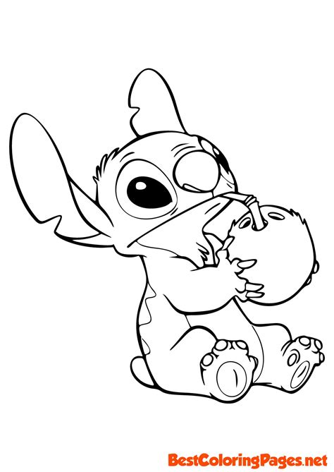 coloring sheets stitch