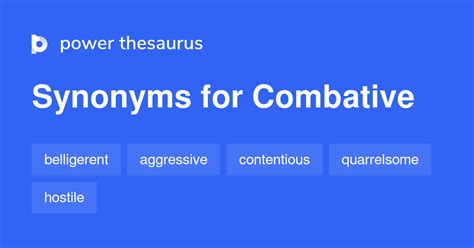 Combative Synonym