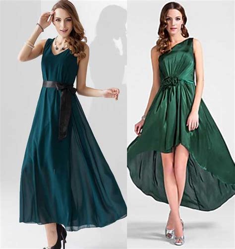 Combina tu vestido verde con estilo y elegancia