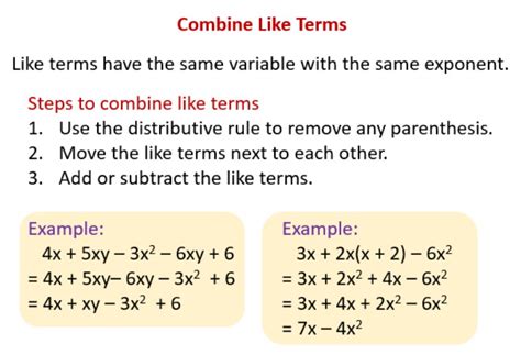 Combine Like Terms Calculator Step By Step Online Combining Like Terms Fractions - Combining Like Terms Fractions
