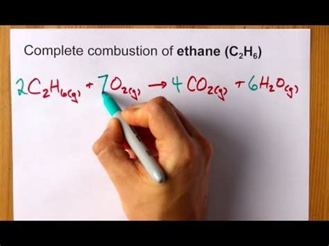 Combustion Of Ethane