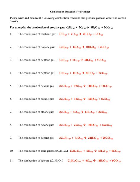 Combustion Reactions Answer Key Teaching Resources Tpt Combustion Reaction Worksheet Answers - Combustion Reaction Worksheet Answers