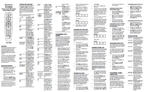 Comcast Service Manual