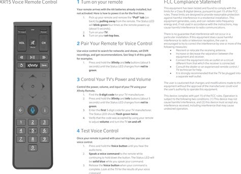 Read Online Comcast Remote Control User Guide 