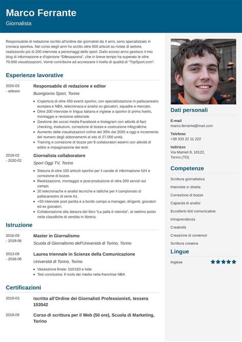 come inviare cv per email