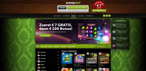 comeon casino 7 euro ryst