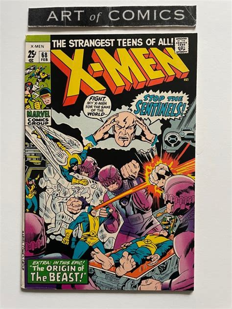 comic: X-MEN... #68... "The Origin of the Beast"... 1967...