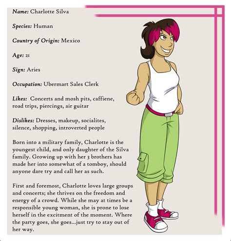 comic character biography help