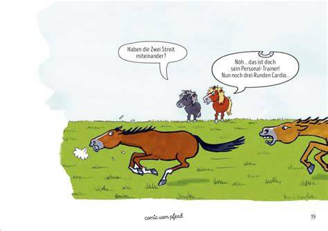 comic vom pferd nustergefluster pferdecartoons