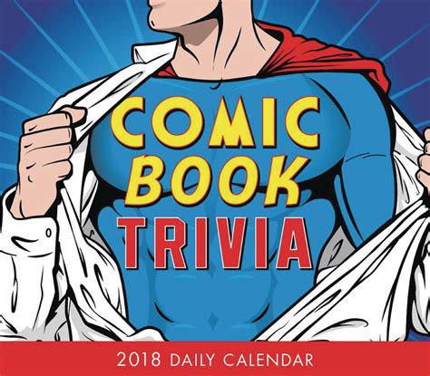 Read Comic Book Trivia 2018 Boxed Daily Calendar Cb0251 