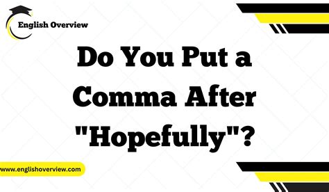 Comma After Fortunately