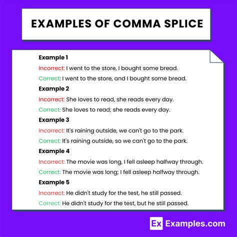Comma Splice Quiz