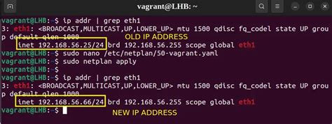 command to change ip address in ubuntu