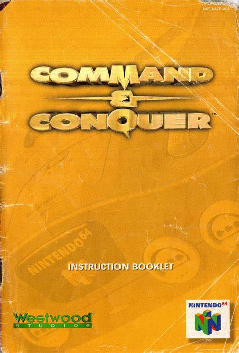 Download Command And Conquer Instruction Manual Johnsleiman 