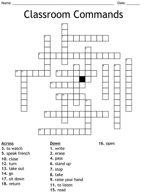 commands Crossword WordMint