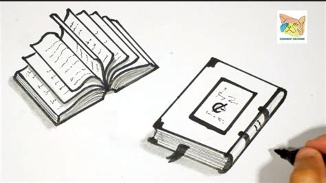 Comment Dessiner Un Livre En 3d   Comment Dessiner Un Livre Ouvert En 3d Facilement - Comment Dessiner Un Livre En 3d