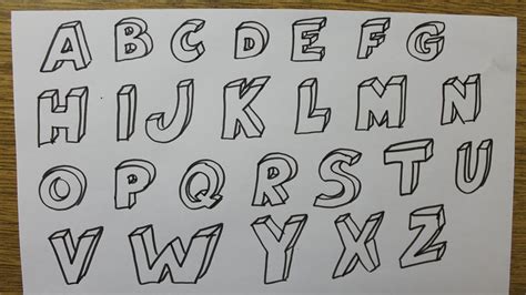 Comment Faire Des Lettres En 3d Avec Du Papier   Comment Faire Alphabet Jouets Calhounride Com - Comment Faire Des Lettres En 3d Avec Du Papier